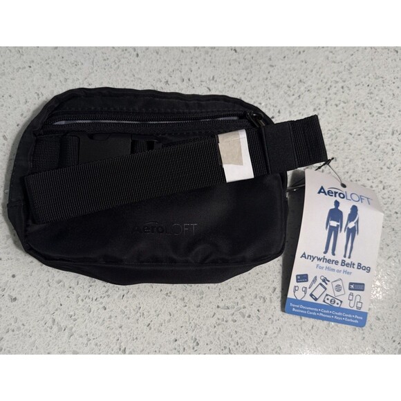 Aeroloft Ray Ban Meta Anywhere Belt Shoulder Waist Bag Travel Unisex Black NWT - Picture 2 of 9